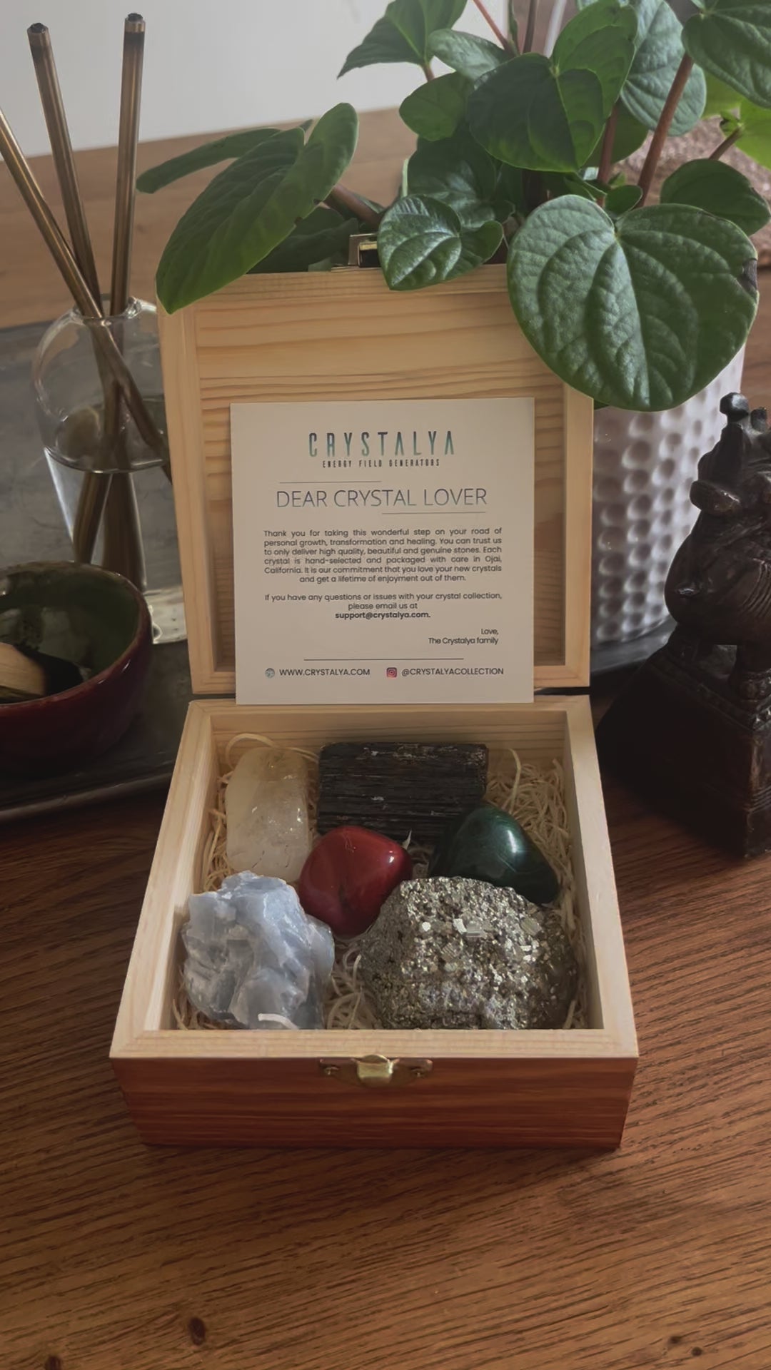 Healing Crystal Set for Feng Shui | Abundance, Protection & Harmony in Your Home